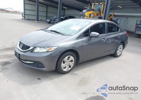 2014 Honda Civic Lx из США, поврежденный, VIN 19XFB2F59EE228015